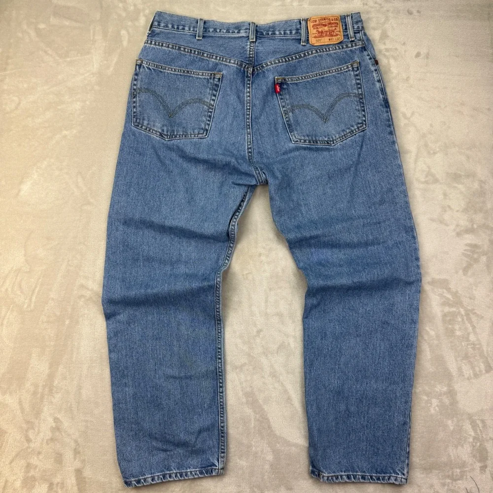 Vintage Levis 505 Jeans Mens 40x32 (Fit 36x30) Regular Straight‎ Denim Y2K 2001